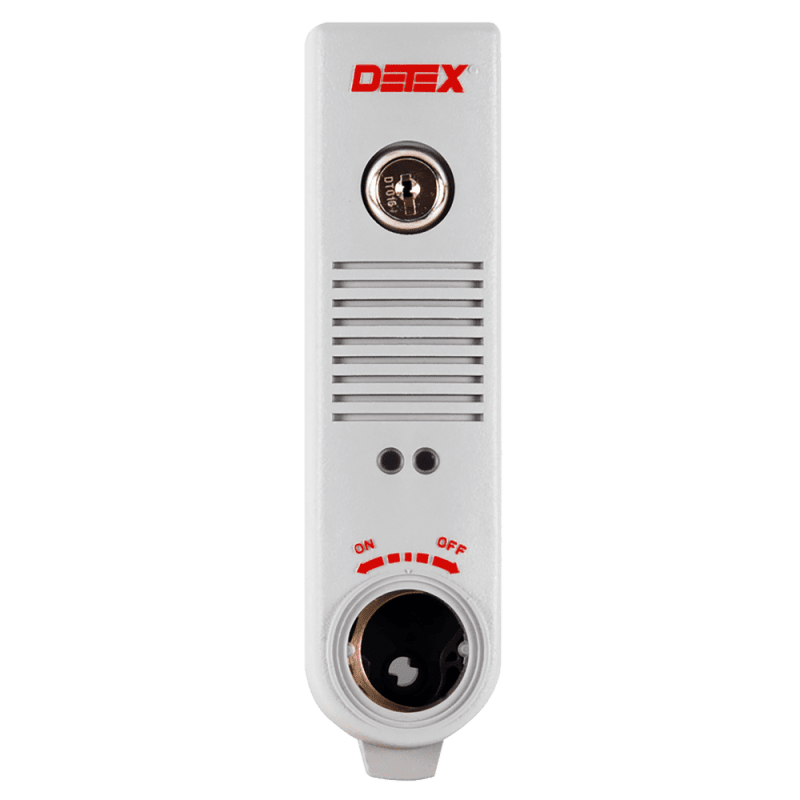 Exit Alarm, Surface Mount, Battery Powered, One MS-1039S Magnetic Switch, Gray